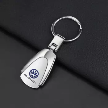 Автомобильный брелок из кожи/металлического сплава для Volkswagen VW Scirocco Jetta Beetle Golf CC Sharan Touran, брелок для ключей, кольца, аксессуары