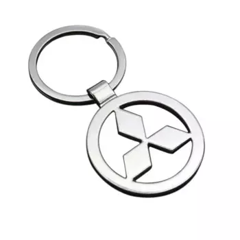 Автомобильный брелок из металлического сплава, подвеска для ключей для Mitsubishi Lancer 9 10 ASX L200 Colt Pajero Outlander Eclipse, аксессуары для стайлинга