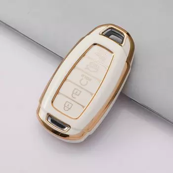 Автомобильный брелок из ТПУ, чехол для ключей для Hyundai I30 Ix35 KONA Encino Solaris Azera Grandeur Ig Accent Santa Fe Palisade, брелок