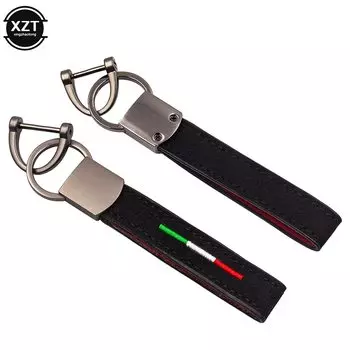 Автомобильный брелок, кожаный брелок для ключей, брелок для bmw, Mercedes, национальный флаг Италии, Германии, подвеска для ключей, сплав, автомобильные аксессуары