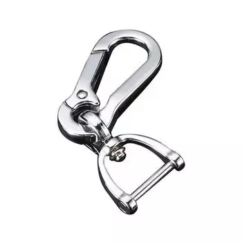 Автомобильный брелок, прочный карабин, брелок с крючком для скалолазания, брелок из нержавеющей стали, мужской подарок унисекс, авто аксессуары для интерьера