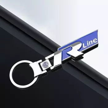 Автомобильный брелок со значком из цинкового сплава, аксессуары для ключей для Volkswagen GTI R-Line R T5 GTD Beetle Passat Jetta Polo Golf Scirocco CC