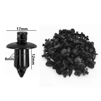 Автомобильный брызговик, бампер, вставной столб, сумка с заклепками, упакованная смесь, 8 мм, 7 мм, 6 мм, универсальная пряжка, автомобильные пластиковые крепления, комплект ремонтной коробки с зажимом