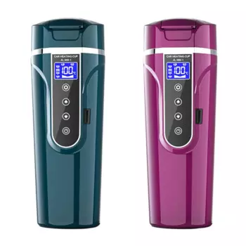 Автомобильный чайник 12 В 24 В Quick Boil с цифровым дисплеем Грузовик 450 мл Автомобильный чайник Бойлер