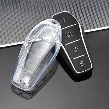 Автомобильный чехол для ключей, Чехол-держатель для BYD Song PRO Han EV Max Tang DM Qin PLUS Yuan Dolphin Atto 3, автомобильные защитные аксессуары