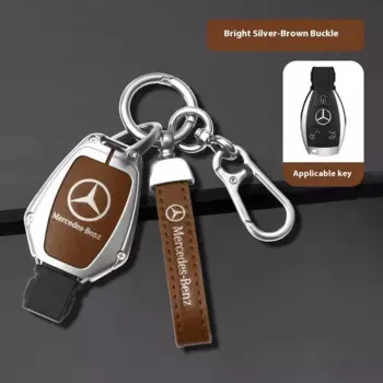 Автомобильный чехол для ключей из цинкового сплава, металлический чехол для ключей для Mercedes-Benz A B C E G S V Class GLA GLC GLE GLK Vito Sprinter SL SLK Viano ML