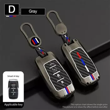 Автомобильный чехол для ключей из цинкового сплава Дистанционные брелоки Крышка Аксессуары для брелка для Dodge RAM 1500 2500 3500 4500 5500 Пикап 2019 2020 2021 2022