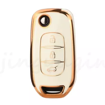 Автомобильный чехол JYQ из ТПУ с дистанционным управлением для Renault Kadjar Captur Megane Sandero Stepway Logan Clio 5 Arkana, автомобильные аксессуары