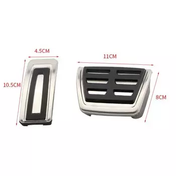 Автомобильный чехол на педаль для Skoda Karoq 2017 2018 2019 2020 2021, чехлы на педали газа, педали тормоза, подставки для ног с левым рулем, аксессуары