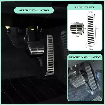 Автомобильный чехол на педали AT MT для Volkswagen VW Golf 5 6 GTI Jetta MK5 CC Tiguan для Skoda Octavia Запчасти