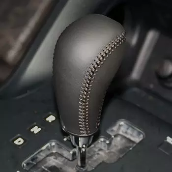 Автомобильный чехол PONSNY для Hyundai Santa Fe 2012, сшитый вручную чехол из натуральной кожи для автоматического переключения передач