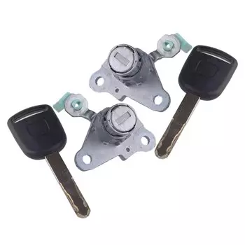 Автомобильный цилиндр передней левой и правой двери с 2 ключами Подходит для Honda Fit Jazz 2003 2004 2005 2006 2007