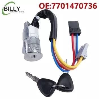 Автомобильный цилиндр замка зажигания 7701470736 77014-70736 и переключатель для Renault Kangoo Express