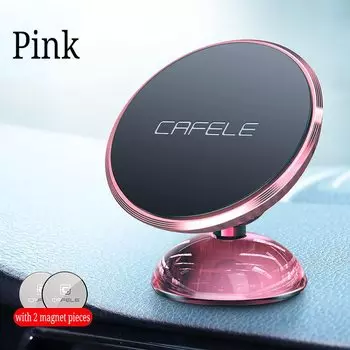 Автомобильный держатель для мобильных телефонов, магнитный, поворот на 360 градусов