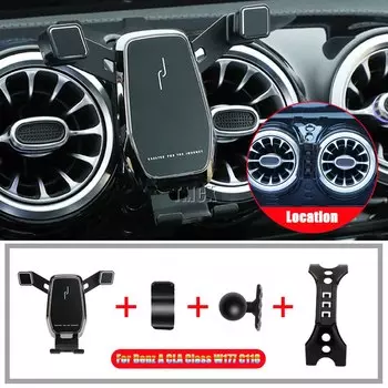 Автомобильный держатель для Мобильный телефон Mercedes Benz AMG A CLA Class W177 C118 W118 A180 A200 A220 A250 260 A35 A45