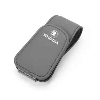 Автомобильный держатель для очков, зажим для хранения очков для Skoda Octavia Kodiaq Fabia Superb Karoq, автомобильный держатель для солнцезащитных очков, аксессуары для интерьера