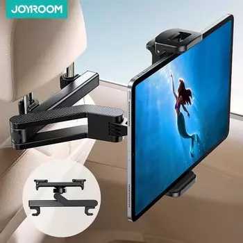 Автомобильный держатель для планшета Joyroom, складной удлинитель на подголовник, держатель для iPad, для автомобильного заднего сиденья для детей, для мобильных телефонов 4,7-12,9 дюймов, iPad