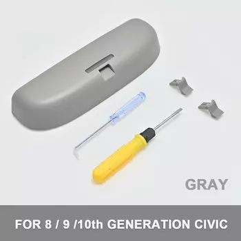 Автомобильный держатель для солнцезащитных очков Чехол для очков коробка для хранения для Honda Civic 8 9 10 2012-2021 держатель для очков зажим для хранения очков