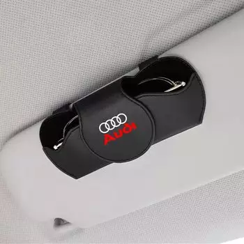 Автомобильный держатель для солнцезащитных очков многофункциональный зажим для очков для Audi a3 a4 a5 a6 a7 a8 Q3 Q4 Q5 Q6 Q7 b8 b6 c6 автомобильные аксессуары