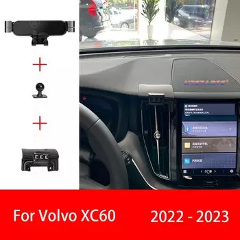 Автомобильный держатель для телефона с GPS-навигацией для Volvo XC60 2009-2023, регулируемый вращающийся держатель для телефона, аксессуары для салона автомобиля