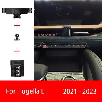Автомобильный держатель для телефона с GPS-навигацией для Geely Tugella 2019-2023, регулируемый вращающийся держатель для телефона, базовые аксессуары для интерьера автомобиля