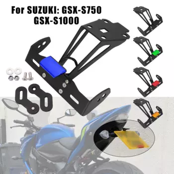 Хвостовое аккуратное крыло, светодиодный держатель номерного знака для мотоцикла SUZUKI GSX-S 1000 1000F 2015-2020 GSX-S750 2017 2018 2019 20