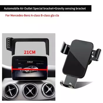Автомобильный держатель телефона для Mercedes-Benz W176 W242 W246 A-класса B-класса C117 X156 GLA CLA, удобный держатель для телефона с мультимедийным экраном