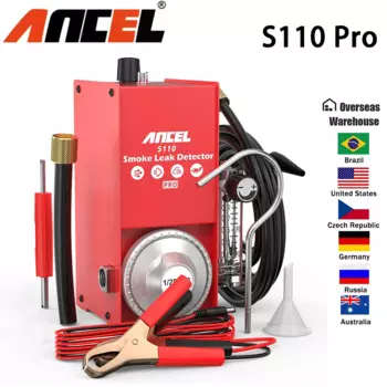 Автомобильный детектор утечки дыма ANCEL S110 Pro, инструменты для обследования трубопроводов, генератор дыма для автомобилей, диагностические инструменты
