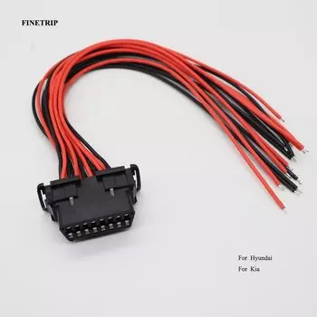 Автомобильный диагностический кабель OBD2, 16 контактов, для Toyota/Honda/VW