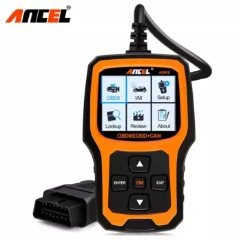 Ancel AD410 OBD2 сканер автомобильный диагностический инструмент проверка считывателя кодов неисправностей двигателя стирание ошибок многоязычный автомобильный сканер инструменты
