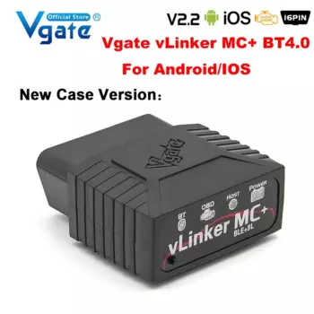 Автомобильный диагностический сканер Vgate vLinker MC + ELM 327 V2.2 Bluetooth 4,0 OBDII, Wi-Fi