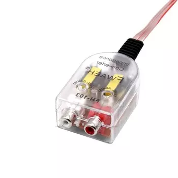 Автомобильный динамик, аудиокабель с RCA разъемом, сабвуфер, аудио сопротивление, конвертер, гаджеты, автомобильный динамик, низкий аудиофильтр, выход, аксессуары