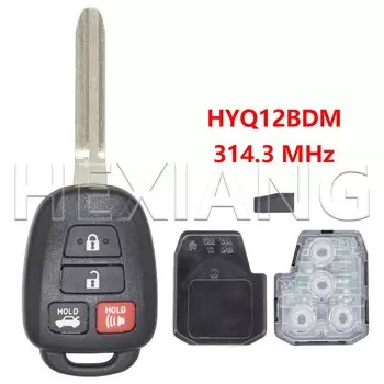 Автомобильный Дистанционный ключ Datong World G 4D72/H 8A чип 314,3 МГц для Toyota Camry 2012-2016 Corolla 2014-2017 HYQ12BEL HYQ12BDM