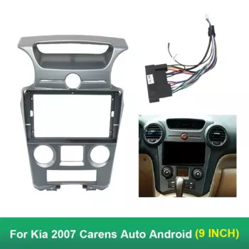Автомобильный Dvd-плеер Android радио Ips сенсорный экран Gps навигация для Kia 2007 Carens Авто Android 9 дюймов Автомобильная рамка панель