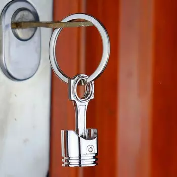 Автомобильный двигатель металлический брелок автомобильный поршневой брелок подарки индивидуальный модифицированный двигатель поршневой автомобильный аксессуар