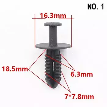 Автомобильный фиксатор крыла KE LI MI, фиксатор крыла с заклепками, пластиковые зажимы для крепления панели для BMW, Mercedes Benz