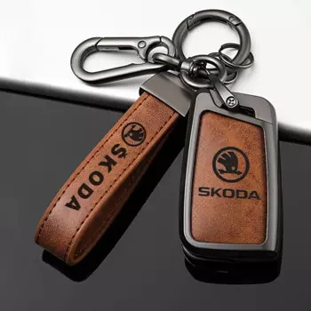 Автомобильный флип-чехол для дистанционного брелока, защитный чехол для Skoda Octavia A5 A7 Fabia Superb Kodiaq Karoq, автомобильный брелок, аксессуары