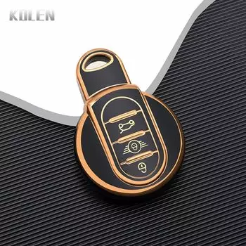 Автомобильный флип-чехол из ТПУ со складным ключом, флип-чехол для BMW Mini откидной Чехол для JCW F56 F55 F54 F57 F60 R55 R56 R57 R58 R59 R60 S Roadster