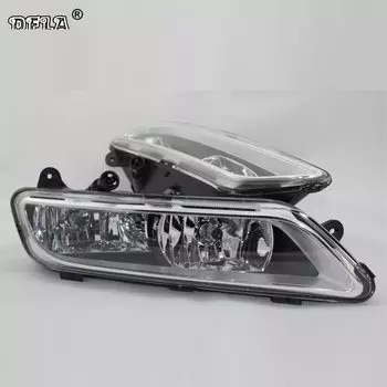 Автомобильный фонарь для VW Passat B7 2011 2012 2013 2014 2015, европейская версия, автомобильный Стайлинг, передняя галогенная противотуманная фара, противотуманная фара