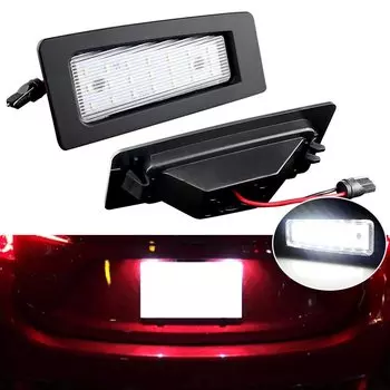 Автомобильный фонарь с номерным знаком, 2 шт, для Mazda 3 2013-2018 BM BN | Mazda 2 Sedan 2015-2017 DJ DL | Mazda светодиодный 2015-2021
