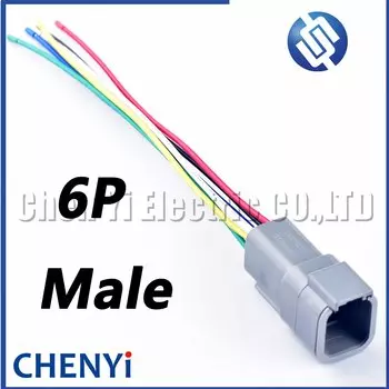 Автомобильный герметичный разъем Deutsch DTM06-6S DTM04-6P