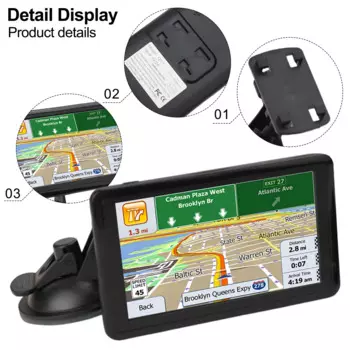 Автомобильный GPS GPS-навигатор Устройство Грузовик GPS 22 В 8 ГБ Память 900 мАч Аккумулятор - Автомобильный адаптер с ярким экраном Автомобильные аксессуары