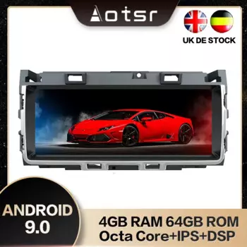 Автомобильный Gps-навигатор Aotsr Android 9,0 Dsp для Jaguar Xf Xfl 2016-2018 стерео Carplay мультимедийный плеер с быстрой загрузкой