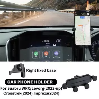 Автомобильный гравитационный держатель для телефона Subaru Levorg/WRX/WRX STI 2022 2023 2024, LHD RHD, поддержка мобильного телефона, кронштейн-подставка, зажим для крепления