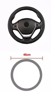 Автомобильный грузовик из искусственной кожи с тиснением на руль, чехол на руль для автодиаметров 36, 38, 40, 42, 45, 47 50 см, 7 размеров на выбор