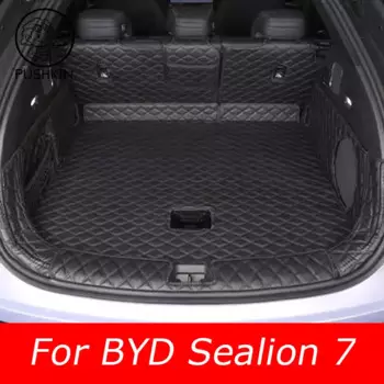 Автомобильный грузовой вкладыш для BYD Sealion 7 07 2024 2025, аксессуары, водонепроницаемая защита, коврики для багажника автомобиля, автомобильные аксессуары