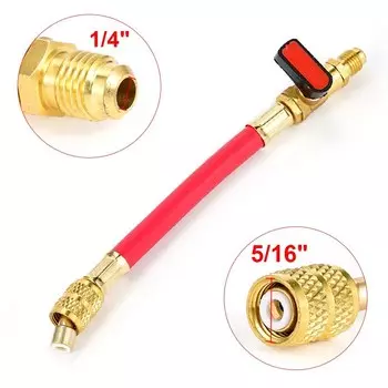 Автомобильный холодильный шаровой клапан для кондиционирования воздуха, трубчатый шаровой клапан, шарнир для R12 R134A R410A