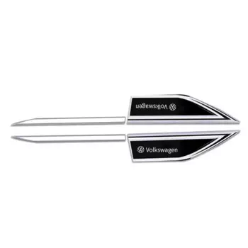 Автомобильный хромированный модифицированный кузов автомобиля боковые двери лезвие Автомобильная наклейка для Volkswagen VW Tiguan Passat Golf Polo Touareg Touran аксессуары