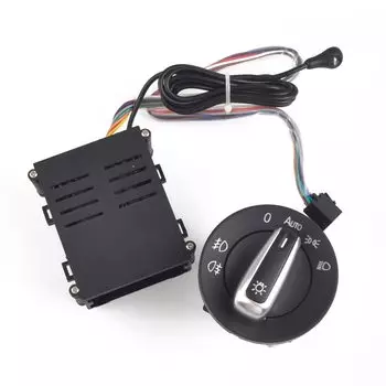 Автомобильный хромированный выключатель света, автоматический датчик лампы для VW Golf 4 MK4, новый Jetta MK4 Passat B5 Polo Bora Beetle 3BD 941 531 + АВТО