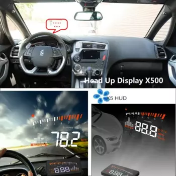 Автомобильный HUD Дисплей на голову для Hyundai Terracan 2010-2020 Новый X500 HUD Дисплей virtional проектор автомобильные электронные аксессуары